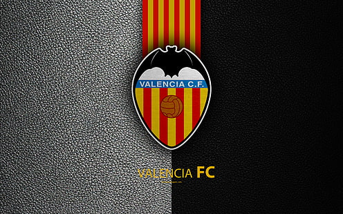 サッカー、バレンシアCF、エンブレム、ロゴ、 HDデスクトップの壁紙 HD wallpaper