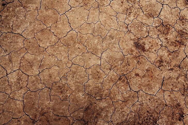 gurun, tanah, kering, lingkungan, erosi, tanah, alam, pola, tekstur, sederhana, Wallpaper HD