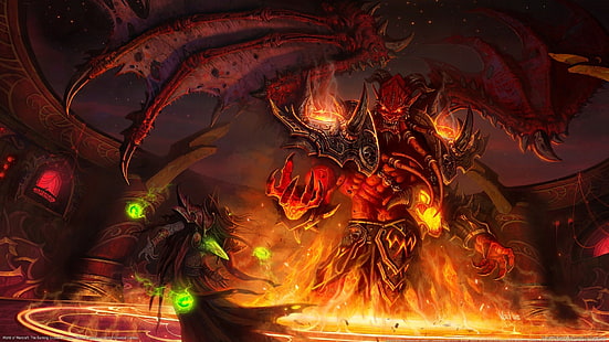 World of Warcraft: The Burning Crusade, sketsa malapetaka pembawa bencana, World, Warcraft, Burning, Crusade, Wallpaper HD HD wallpaper