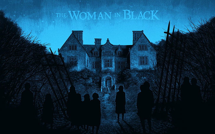 The Woman in Black Movie, wanita dalam warna hitam, film, hitam, wanita, film, Wallpaper HD