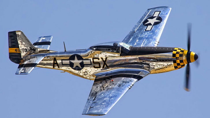 Militära flygplan, nordamerikanska P-51 Mustang, HD tapet