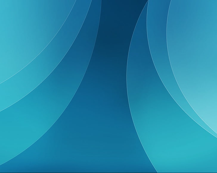 blue and teal digital wallpaper, simple background, abstract, blue, artwork, waveforms, HD wallpaper
