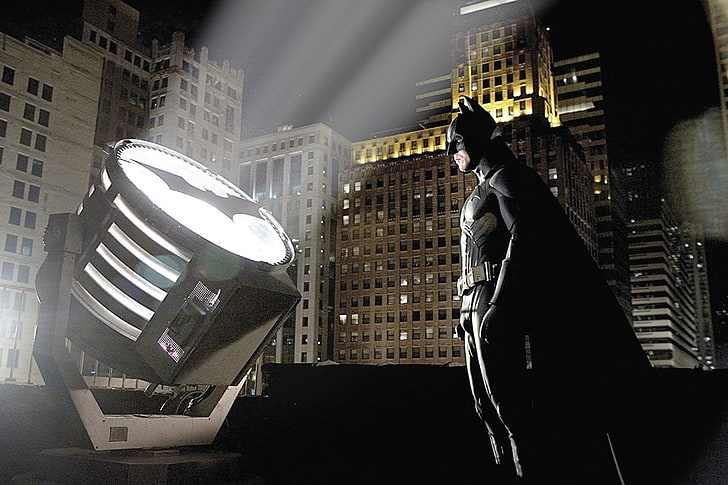 Batman digitale Tapete, Batman, Batman beginnt, Licht, HD-Hintergrundbild