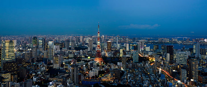 Tóquio, torre de Tóquio, HD papel de parede