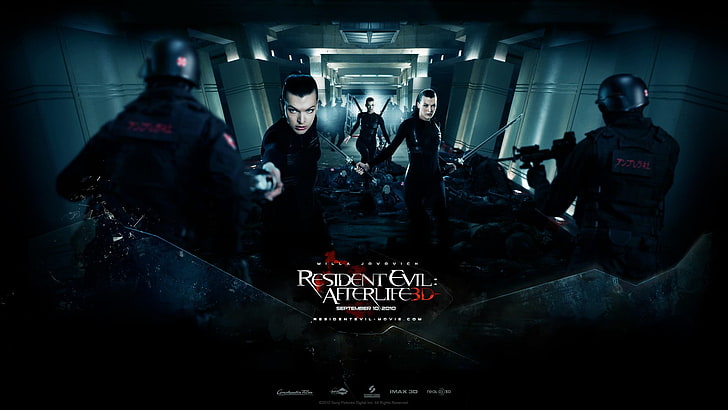 Cartaz de Resident Evil After Life 3D, filmes, Resident Evil: Afterlife, HD papel de parede