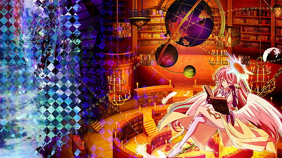 Jibril, anime, No Game No Life, Sfondo HD HD wallpaper