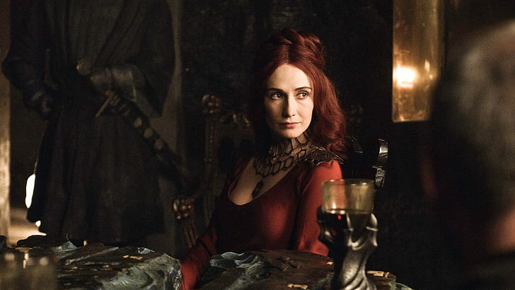 Carice van Houten, Melisandre, Game of Thrones, HD wallpaper