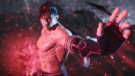 Tekken 8, 4K, BANDAI NAMCO Entertainment, Jin Kazama, gry wideo, Tapety HD HD wallpaper