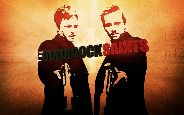 The Boondock Saints, film, pistol, senjata, Wallpaper HD