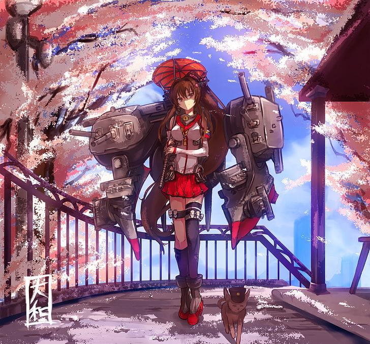 anime, Yamato (KanColle), Kantai Collection, HD wallpaper