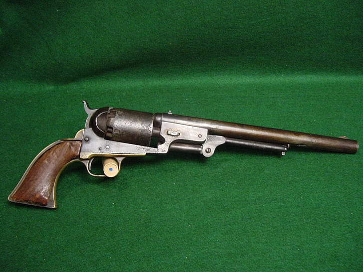 colt dragoon revolver, HD wallpaper