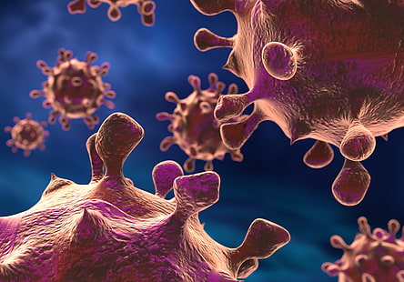 Farben, Formen, Viren, Bakterien, Mikroorganismen, HD-Hintergrundbild HD wallpaper