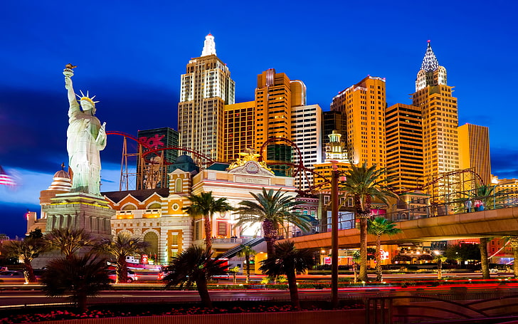 New York New York Hotel & Casino Las Vegas, Nevada United States Desktop Wallpaper Hd For Mobile Phones And Laptops 4200×2625, HD wallpaper