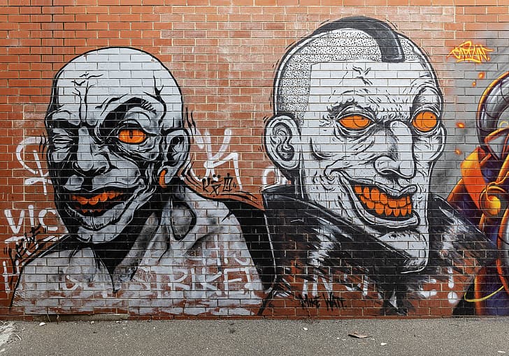 Graffiti, Melbourne, Australie, Richmond, Street Art, Mike Watt, Fond d'écran HD