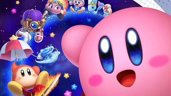 Videojuego, Kirby: Star Allies, Fondo de pantalla HD HD wallpaper
