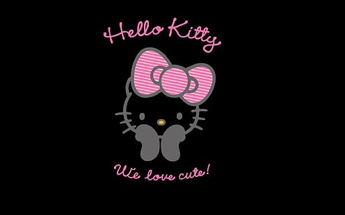 Hallo Kitty, wir lieben Kitty, hallo Kitty, HD-Hintergrundbild HD wallpaper