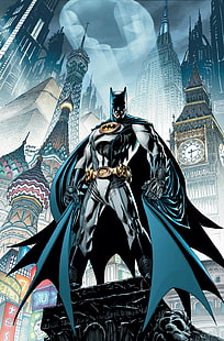 Бэтмен, комиксы, комиксы DC, Лига справедливости, супергерои, HD обои HD wallpaper