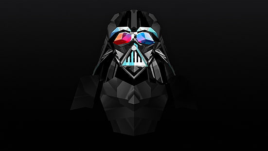 Abstrakt, Facetten, Darth Vader, Star Wars, HD-Hintergrundbild HD wallpaper