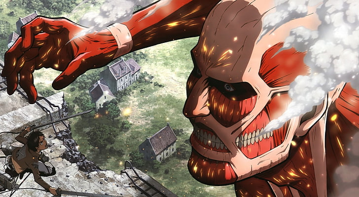 Attack On Titan HD Wallpaper, Attack on Titans animated wallpaper, Artistic, Anime, HD tapet
