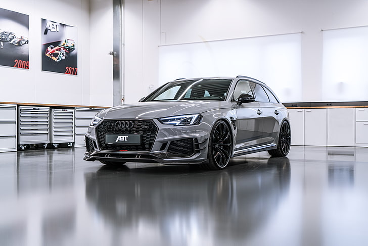 4K, 제네바 모터쇼, 2018, ABT Audi RS 4-R Avant, HD 배경 화면