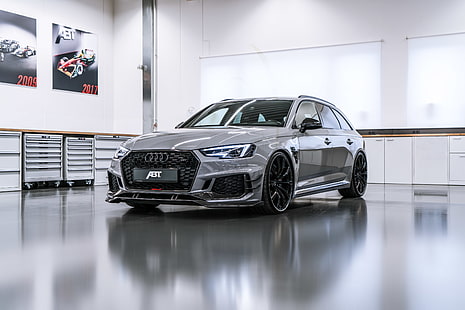 4K, Salón del Automóvil de Ginebra, 2018, ABT Audi RS 4-R Avant, Fondo de pantalla HD HD wallpaper