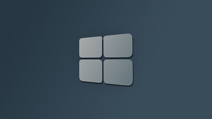 Windows 10、ミニマリズム、クリーニング、カラフル、 HDデスクトップの壁紙