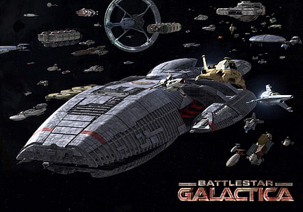 Battlestar Galactica, spaceship, HD wallpaper HD wallpaper