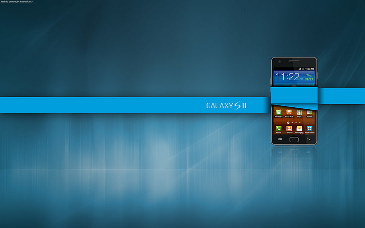 black Samsung Galaxy SII Android smartphone, phone, galaxy, samsung, HD wallpaper