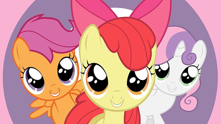 TV Şovu, My Little Pony: Arkadaşlık Magic, Apple Bloom, My Little Pony, Scootaloo (My Little Pony), Tatlım Belle, Vektör, HD masaüstü duvar kağıdı