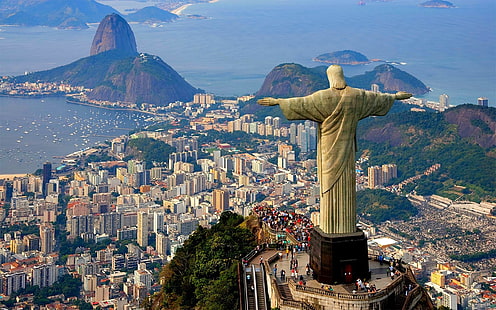 تمثال يسوع ريو دي جانيرو خلفيات 672765، خلفية HD HD wallpaper