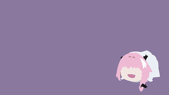 Fate/Apocrypha, Astolfo (Fate/Apocrypha), minimalism, simple background, Fate Series, cursed astolfo bean plushie, HD wallpaper HD wallpaper