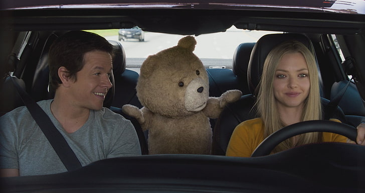 Movie, Ted 2, Amanda Seyfried, Mark Wahlberg, Ted (Movie Character), HD tapet