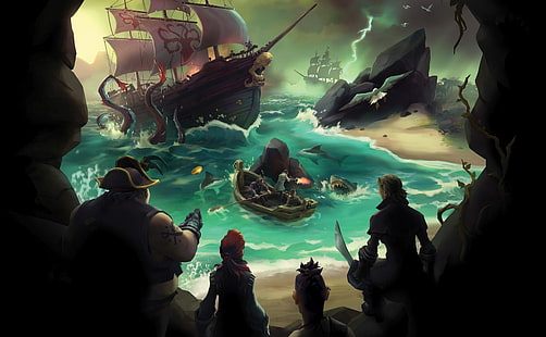 sea of thieves 4k hd  with high resolution, HD wallpaper HD wallpaper