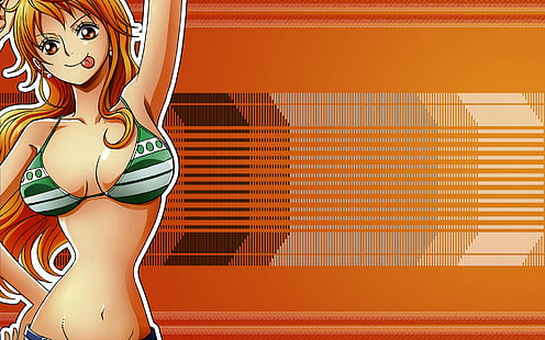 Anime, One Piece, Nami (Ein Stück), HD-Hintergrundbild HD wallpaper