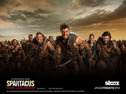 Spartacus: Guerra dos Malditos, Spartacus, Guerra, Malditos, HD papel de parede HD wallpaper