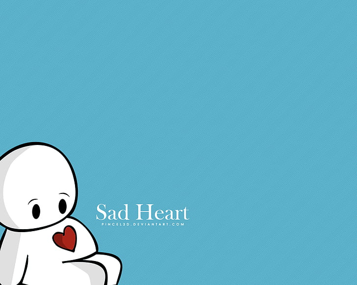 القلب المكسور ، البكاء ، الحب ، الحزن، خلفية HD