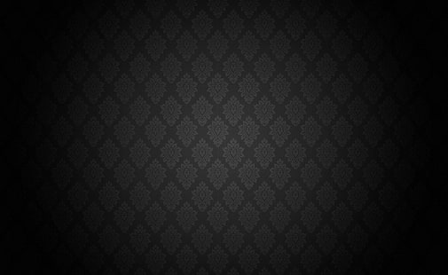 Czarny wzór barokowy, aero, czarny, barokowy, wzór, Tapety HD HD wallpaper