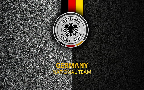 Fotboll, Tysklands fotbollslandslag, Emblem, Tyskland, logotyp, HD tapet HD wallpaper