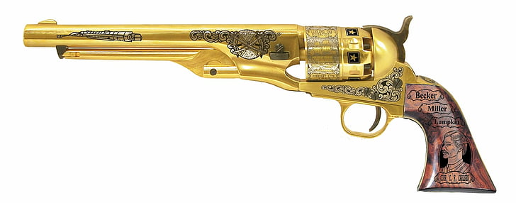 Weapons, H.L. Hunley Revolver, HD wallpaper