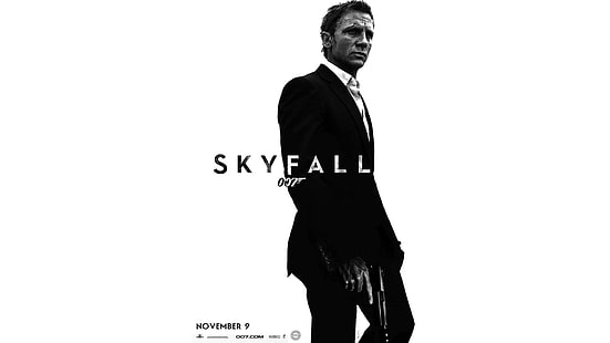 Plakat Skyfall, filmy, James Bond, Daniel Craig, Skyfall, Tapety HD HD wallpaper