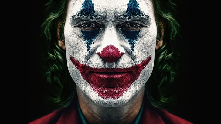 Film, Joker, Wajah, Joaquin Phoenix, Wallpaper HD