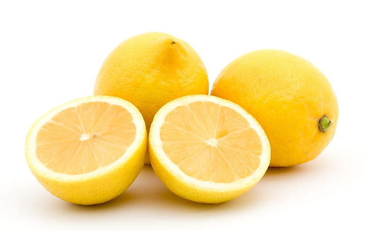 the cut, citrus, lemons, the fruit, HD wallpaper
