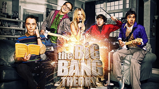 Big Bang Theory-affischen, The Big Bang Theory, HD tapet HD wallpaper