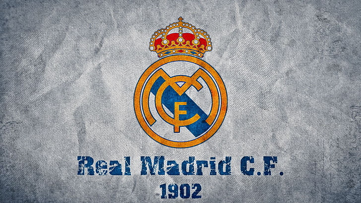 Real Madrid C.F.logo, Real Madrid, HD papel de parede