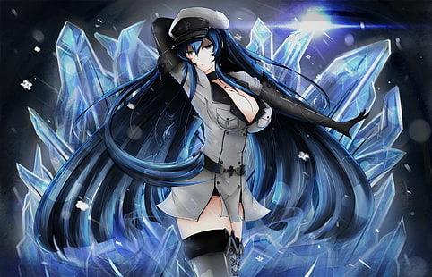 Anime, Akame ga Kill !, Esdeath (Akame Ga Kill!), HD-Hintergrundbild HD wallpaper