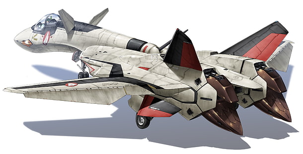 ميكانيكية ، ماكروس بلس ، ماكروس ، فن رقمي ، YF-19 ، طائرة مقاتلة، خلفية HD HD wallpaper