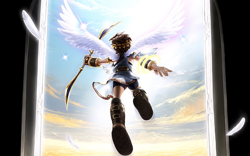 Kid Icarus Uprising Nintendo 3DS, nintendo, icarus, въстание, HD тапет HD wallpaper