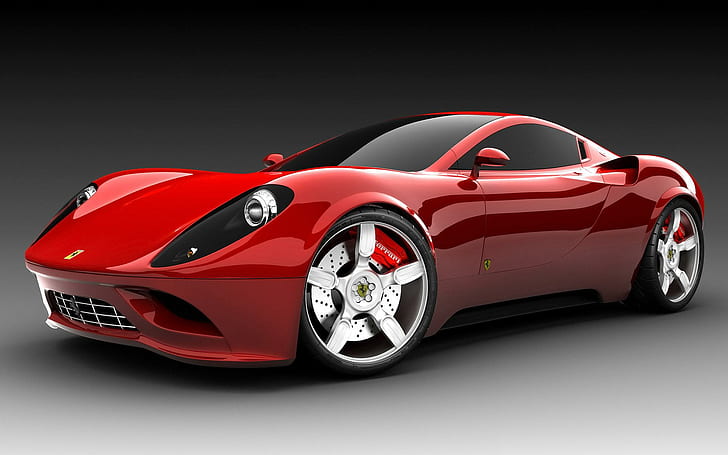 Ferrari Concept Car, concept, ferrari, HD wallpaper