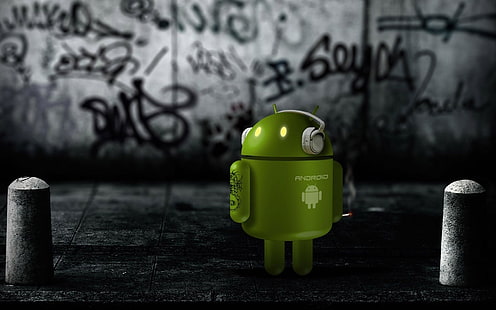 Robot Android, robot android, resi android, logo android, tato android, teknologi, Wallpaper HD HD wallpaper