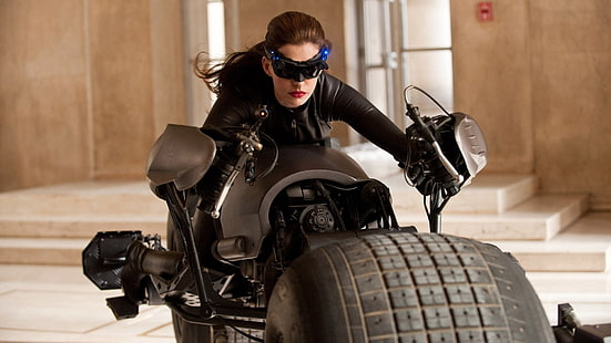 películas, The Dark Knight Rises, Catwoman, Anne Hathaway, Selina Kyle, Fondo de pantalla HD HD wallpaper